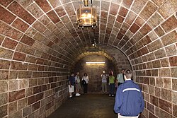 The tunnel to the Kehlsteinhaus elevator