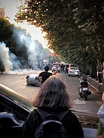 發生在首都德黑蘭的抗議活動