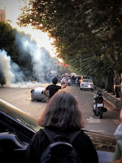 Uprising in Tehran, Keshavarz Boulvard September 2022 (3)