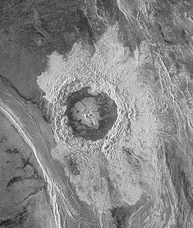 Dickinson (crater) Crater on Venus