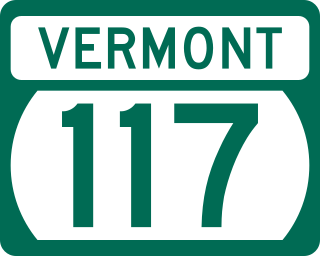 <span class="mw-page-title-main">Vermont Route 117</span> State highway in Chittenden County, Vermont, US