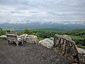 * Nomination A bench sits atop a scenic overlook at Mohonk Preserve on a cloudy day. --Grendelkhan 22:48, 10 October 2017 (UTC) * Promotion Surprising composition which is good enough for Q1 --Michielverbeek 22:57, 10 October 2017 (UTC)