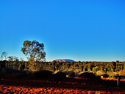 View of Uluru from the Naninga Lookout