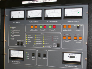 Transmitter Electronic device that emits radio waves