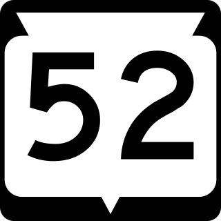 <span class="mw-page-title-main">Wisconsin Highway 52</span> State highway in Wisconsin, United States