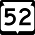 State Trunk Highway 52 signo