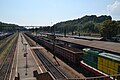 Widok dworca Kłodzko Główne z kładki nad peronami Template:Wikiekspedycja kolejowa 2015