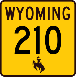 <span class="mw-page-title-main">Wyoming Highway 210</span> State highway in Wyoming, United States