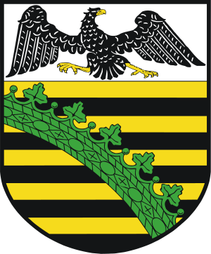 The provincial arms as part of the Free State of Prussia after 1918.