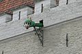 Waterspuwer aan de gevel van het stadhuis