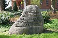 Gedenkstein für ermordete Patienten Memorial stone for murdered patients