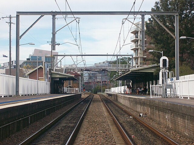 Former Wickham station in July 2013