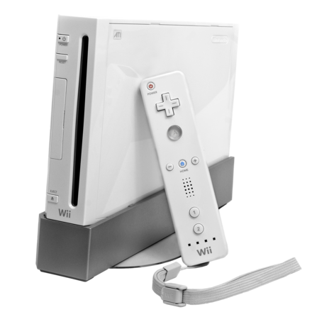 Wii console with Wii Remote