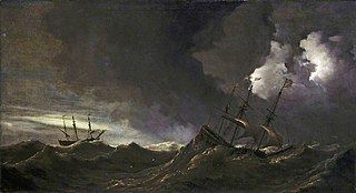 Storm at sea