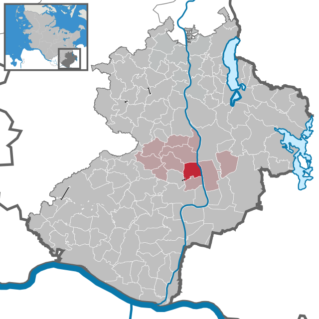 Läget för kommunen Woltersdorf i Kreis Herzogtum Lauenburg