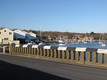 Wootton Creek on a clear winter day in January 2009