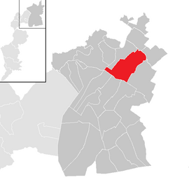 Poloha obce Zurndorf v okrese Neusiedl am See (klikacia mapa)