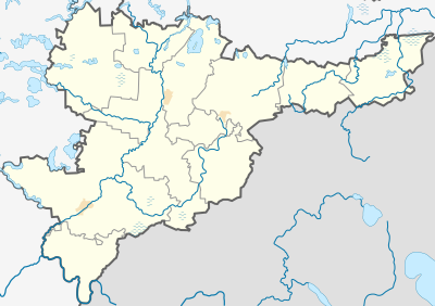 Location map Švenčionių rajono savivaldybė