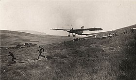 Планер А-5 К.К. Арцеулова в полёте, 1923 год, Узун-Сырт