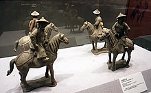 Yuan dynasty cavalry figurines Yuan Bei Nang Fu Xia Qi Ma Yong , Ji Di Yi .jpg