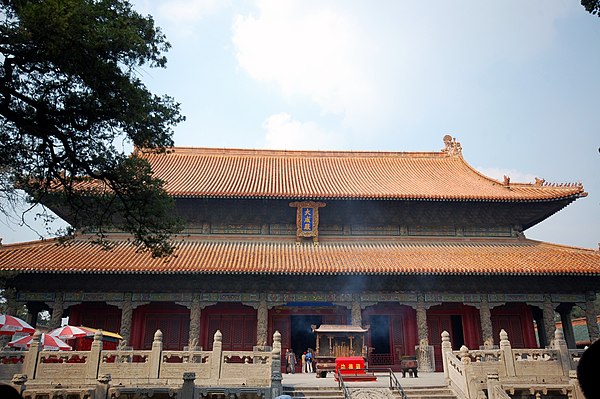 Hall of Great Perfection (Dacheng Hall) of the Confucius temple in Qufu