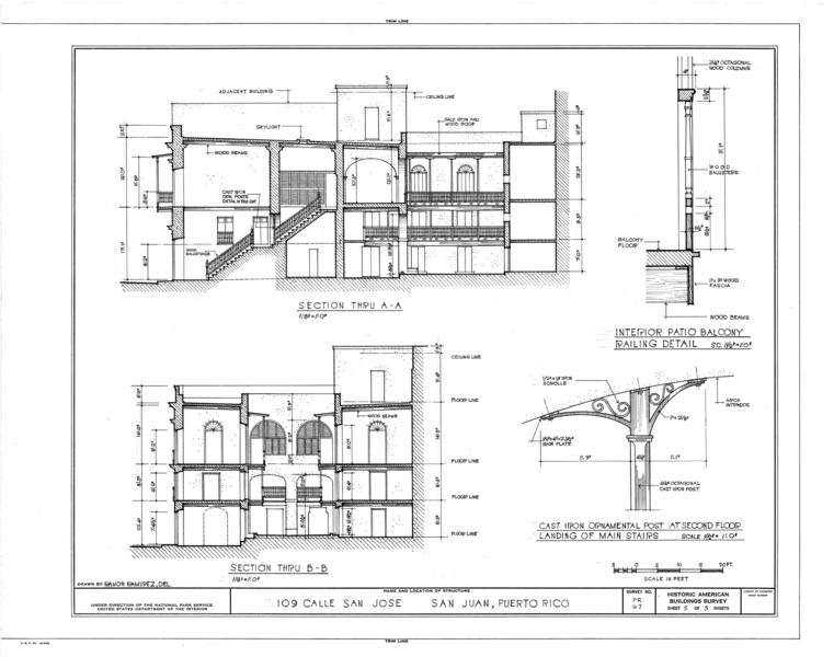 File:109 Calle San Jose, 109 Calle San Jose, San Juan, San Juan Municipio, PR HABS PR,7-SAJU,29- (sheet 5 of 5).png