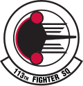 Thumbnail for File:113 Fighter Squadron emblem.svg