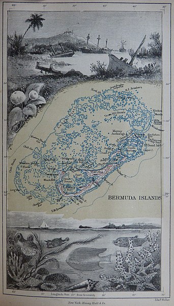 File:1885 Map of Bermuda and its reefs by Anna Brassey.jpg