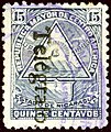 15 c violet oval used