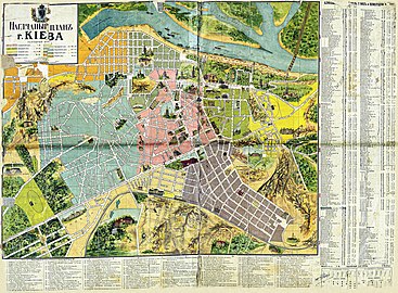 Stadtplan, 1913