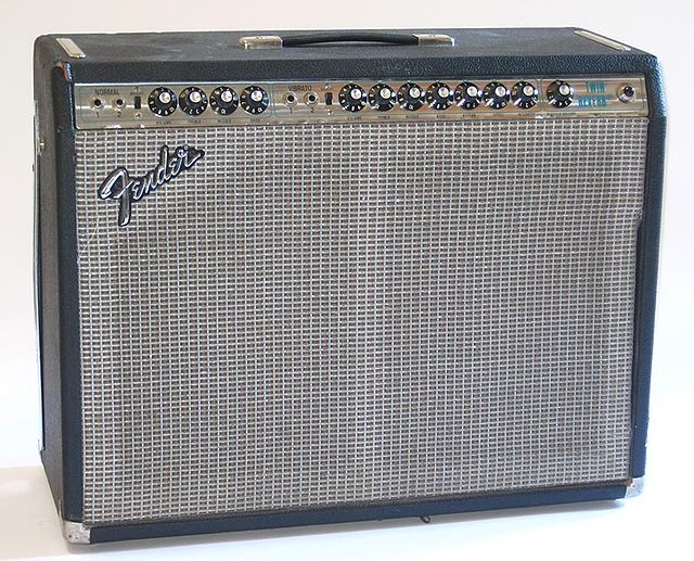 68 Custom Twin Reverb - Black and Silver Ampli guitare électrique