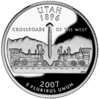 dwudziestopięciocentówka stanu Utah