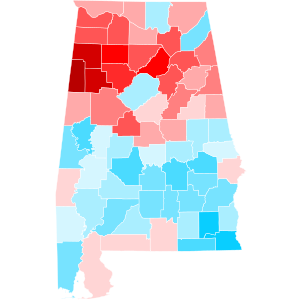 2010 Alabama gubernatorial election swing.svg