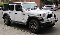 2018 Jeep Wrangler Unlimited Sport 4-door front 6.10.18.jpg