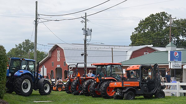 Tractors at the Montgomery County Fair, Gaithersburg, MD