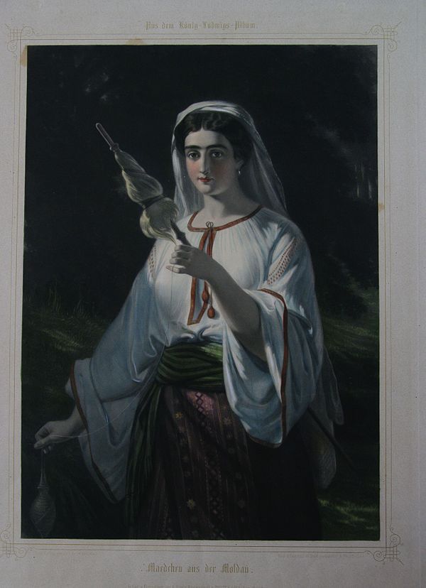 Image depicting a Romanian woman from Moldavia