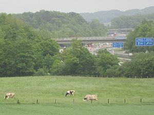 Bundesautobahn 30: Linienführung, Geschichte, Bau der Nordumgehung von Bad Oeynhausen