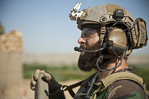 FAST Helmet on the U.S. Special Operations Marine