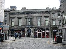 Typical Aberdeen city street showing the widespread use of local granite Aberdeen Streets.jpg