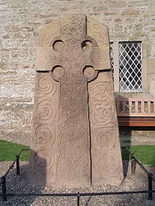 Aberlemno Kirkyard stone.JPG