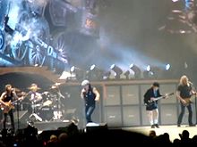 AC/DC pendant un concert au Tacoma Dome de Tacoma,(River Plate) en 2008.