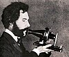 Actor portraying Alexander Graham Bell in an AT&T promotional film (1926).jpg