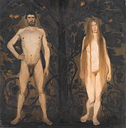 Adam and Eve, 1891