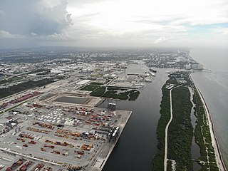 Port Everglades Seaport in Broward County, Florida
