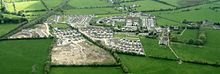 Aerial shot of Caragh village (c. 2004)