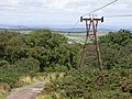 Ropeway, pylon and bucket