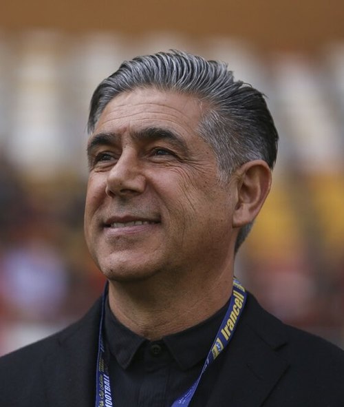 Ghotbi as manager of Foolad in 2019