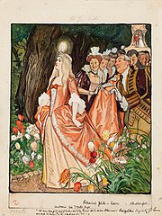Image 38Albert Edelfelt's illustration of Adalmina's Pearl, a Finnish fairy tale by Zachris Topelius. (from Fairy tale)