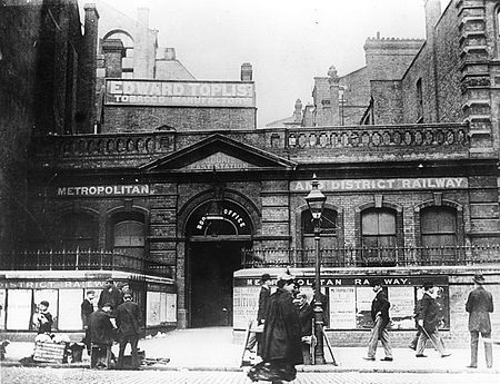 Aldgate east station c1895