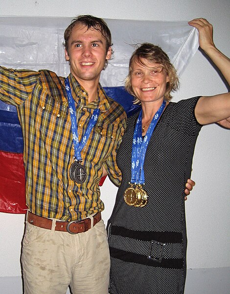 File:Alexey&Natalia Molchanova, Slovenia, Maribor, freediving World Championship, 2007.jpg